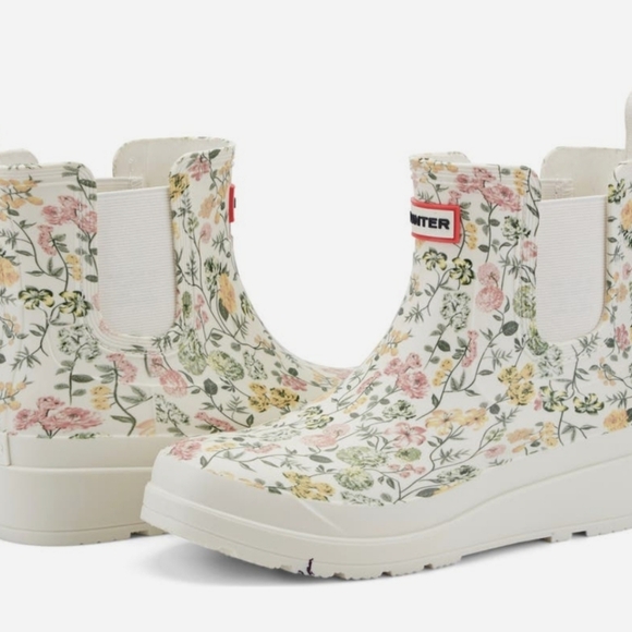 Hunter Shoes - Hunter Tabitha Chelsea Rain Boots - Floral Rain